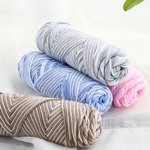 ไหมคอตตอนนม8พาพสีเหลือบ-yarn-diy-cotton