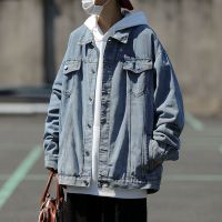 Inyourstyles.brand Loose Denim Jacket เสื้อแจ็กเก็ตยีนส์ทรงโอเวอร์ไซส์