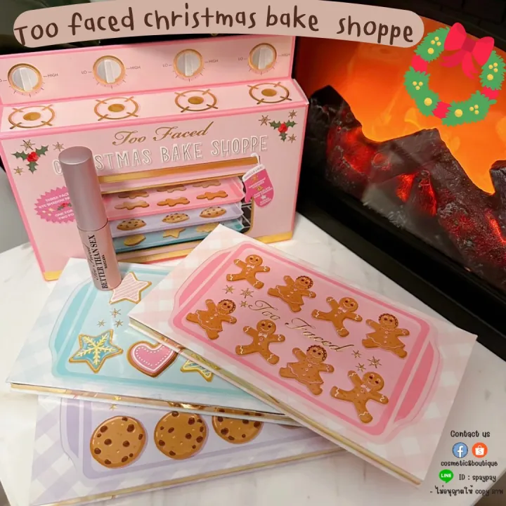 (ของแท้/พร้อมส่ง) too faced christmas bake shoppe set 🎄 Lazada.co.th