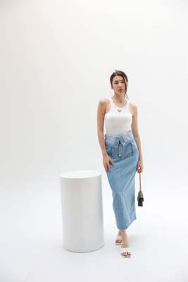 New York skirt denim umade กระโปรงยีนส์