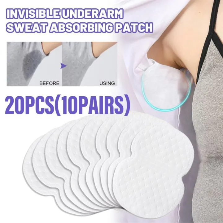 10PCS Antiperspirant Underarm Dress Sticker Pads Armpits Sweat Pads