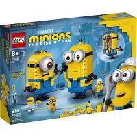 LEGO Minions 75551 Brick-built Minions and their Lair ของแท้