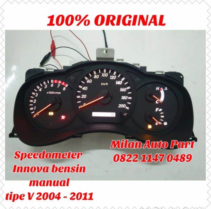 Kilometer Speedometer Innova bensin manual type tipe V 2004 2005 2006