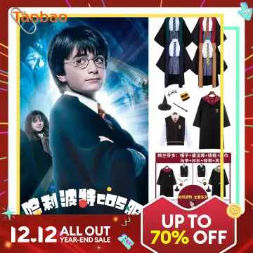 Men Child Witchcraft Wizard Cosplay Ravenclaw Robe Cloak Kids Adult  Halloween Costume Magic School Uniform. - AliExpress