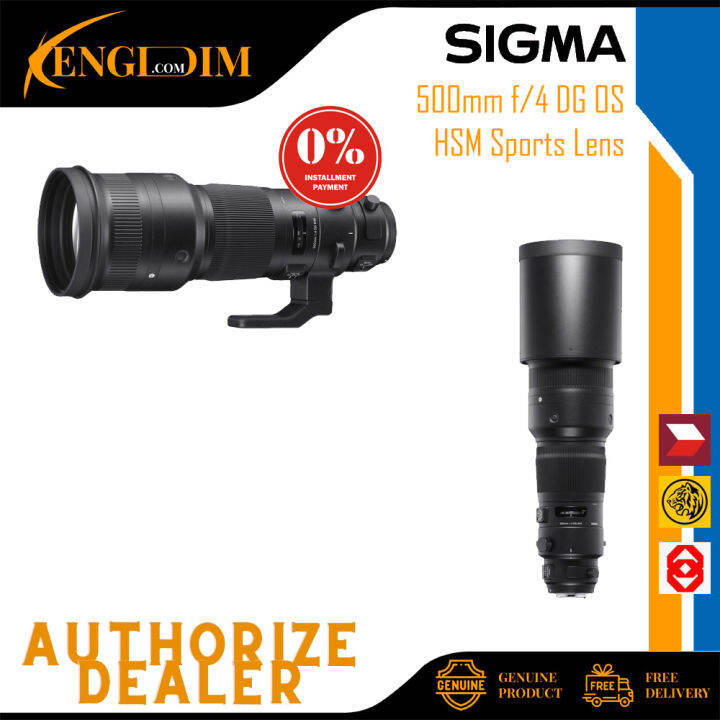 Sigma 500mm F/4 DG OS HSM Sports Lens (SIGMA MALAYSIA 2 YEARS WARRANTY ...