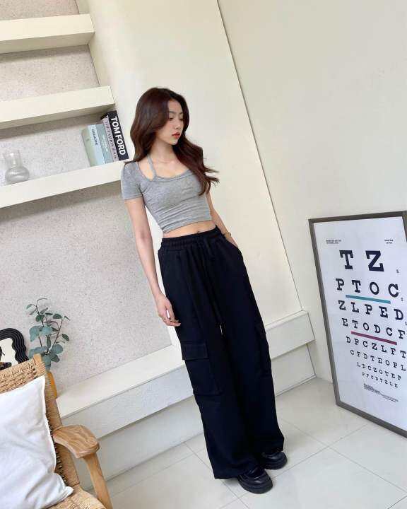 clara-cargo-pant-lc268-กางเกงคาร์โก้