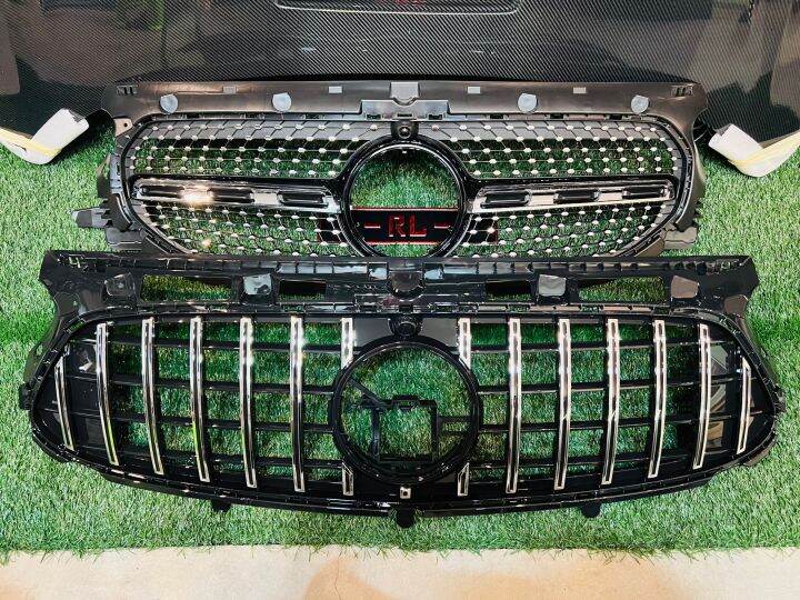 Mercedes benz GLA H247 2022 2023 diamond panamericana GT front grill