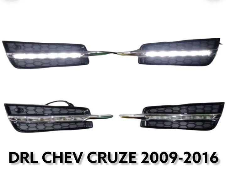 ไฟเดไลท์-cruze-2009-2010-2011-2012-drl-chevloret-cruze-เดไลทฺ์-led-แสงขาว-เชฟโลเรต-ครูซ