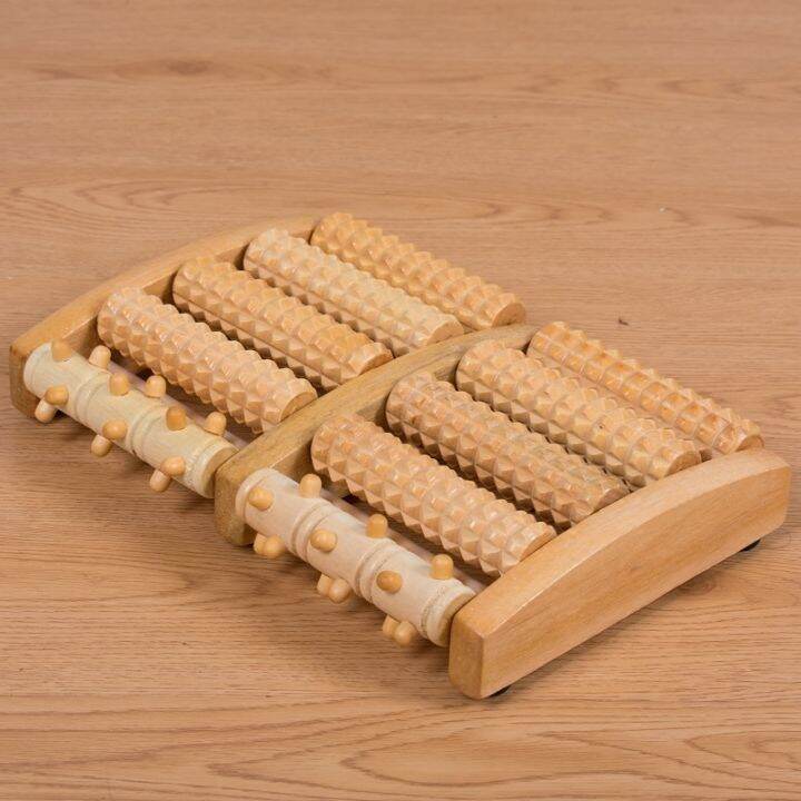 All Solid Wood Household Roller Foot Wooden Massage Acupuncture Point