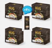 Hug Coffee 32 in 1 กาแฟเพื่อสุขภาพปรุงสำเร็จชนิดผง เกรดพรีเมี่ยม 4 กล่อง แถมฟรี 5 ซอง