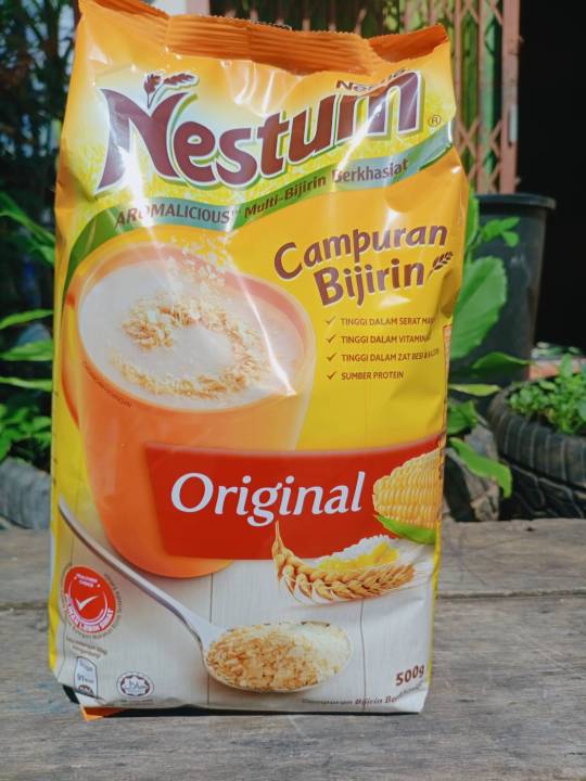 nestum-เนสตุ้ม-เครื่องดืมธัญพืช-รสดั้งเดิมและรสน้ำผึ้ง-ชนิดเติม-ขนาด-450-กรัม