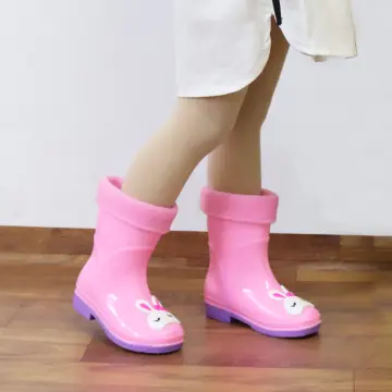 Girls pink deals rain boots