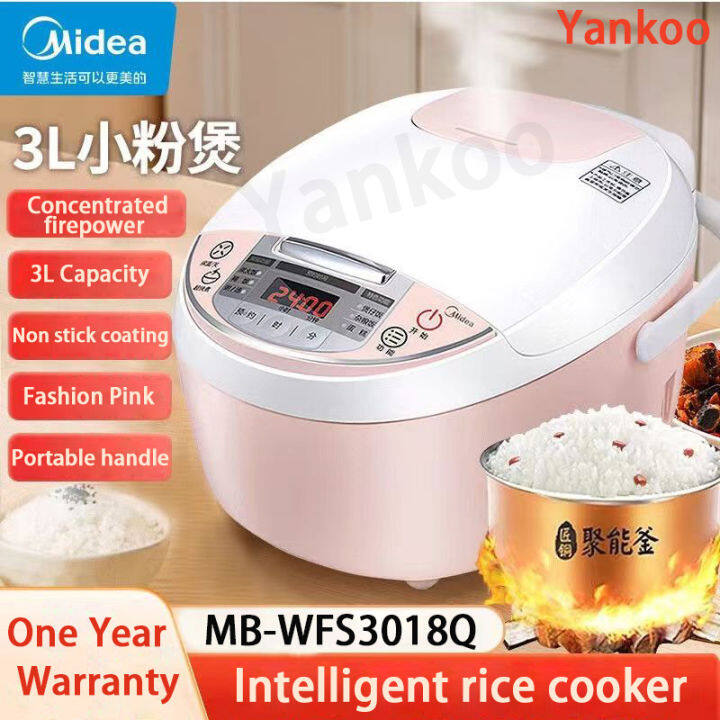 Midea MB-WFS3018Q Smart Mini Rice Cooker 3L Mini Rice Cooker