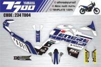 สติกเกอร์ YamahaT700 รหัส 234T 004