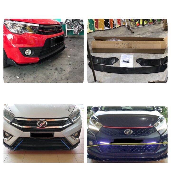universal lips depan front bumper axia myvi alza preve wira bezza saga