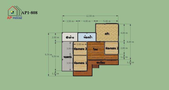 แบบบ้านสำเร็จ-3-ห้องนอน