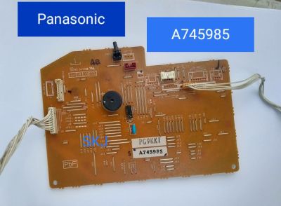 #อะไหล่แท้ อะไหล่ถอด #แผงวงจร Panasonic:( A745985 )
Part No: CWA73C4173,CWA73C4174

ใช้กับแอร์ Panasonic รุ่น
1.CS-PC9KKT
2.CS-PC12KKT
 ***อะไหล่แท้ อะไหล่ถอด