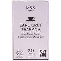 Marks&amp;Spencer Earlgrey tea bag ชาเอิร์ลเกรย์ ขนาด 50 ซอง เฉลี่ยซองละ 5 บาท
