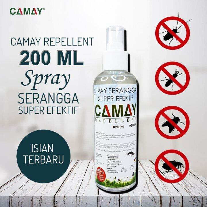 Camay Insect Repellent spray organik semulajadi masalah lipas semut