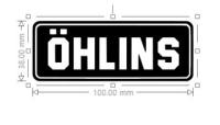 ?สติ๊กเกอร์​ ohlins มีหลายสี สั่งได้เลยพร้อมส่ง?มีเก็บเงินปลายทาง?