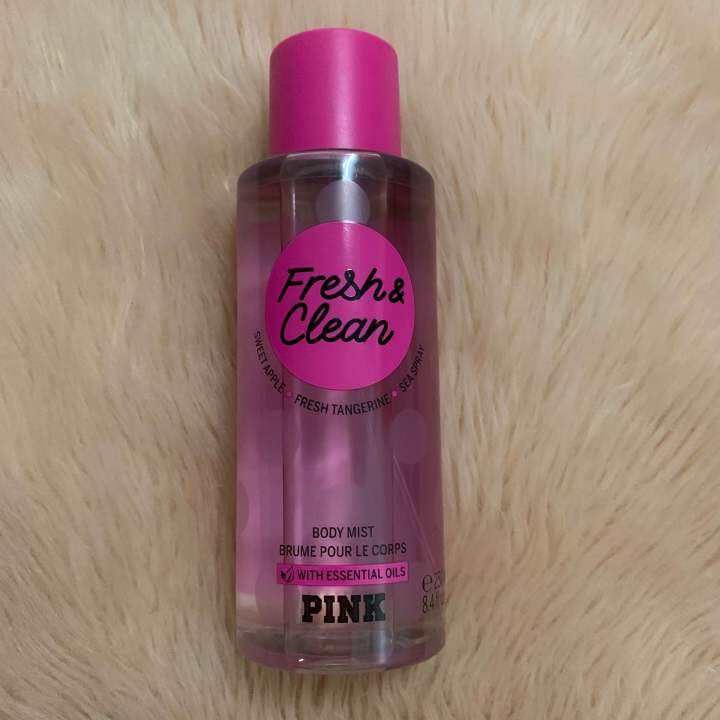 Authentic Victorias Secret Pink Fresh And Clean Body Mist 250ml Lazada Ph