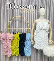 Blossom mini dress ชุดเดรสระบายชีฟอง ชุดเที่ยวทะเล ไปคาเฟ่