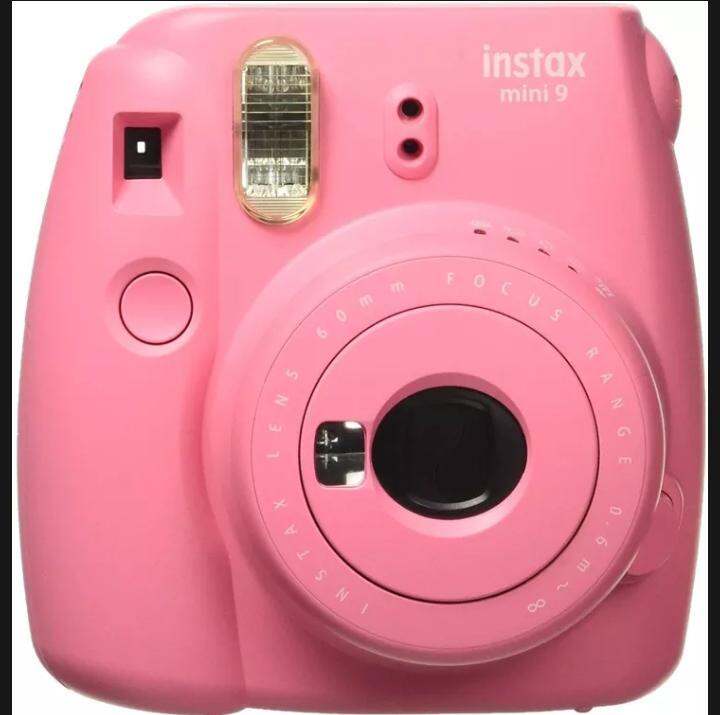 hot pink polaroid camera