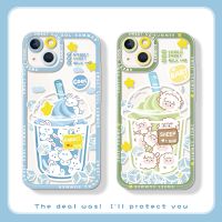 เคสโทรศัพท์มือถือเหมาะสำหรับ iphone14promax iPhone 13เคสโทรศัพท์มือถือสำหรับคู่รัก11 se3แบบใส x น่ารักแบบนิ่มสำหรับเพื่อนสาว XR 14PLUS ลายกระต่ายสไตล์เกาหลีแบบใหม่สำหรับฤดูใบไม้ผลิ15promax