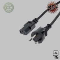 Cable POWER AC (2M) POWERMAX รูแบน หนา 0.75mm ประกัน 1Y สายไฟ ac สาย ac สาย ac power For Printer and PC