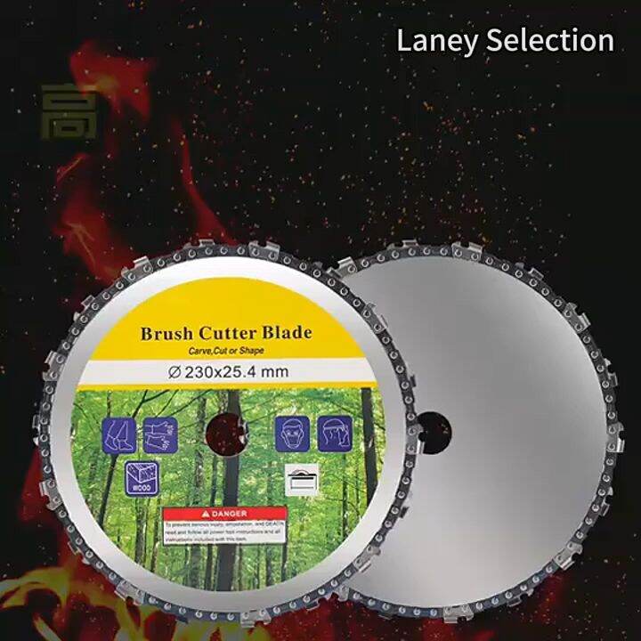 Laney Selection 9" Brush Cutter Blade Chainsaw Blade Head for Grass