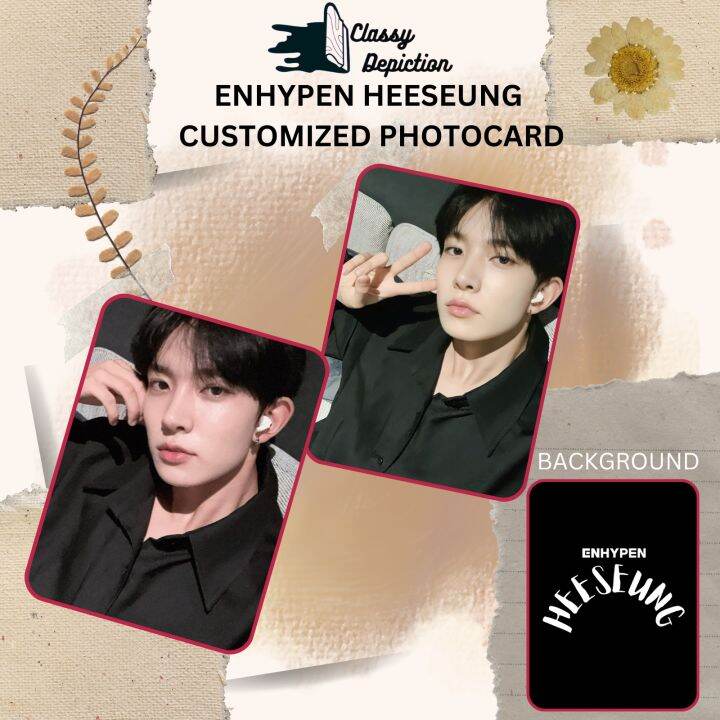 ENHYPEN HEESEUNG CUSTOMIZED PHOTOCARD | Lazada PH