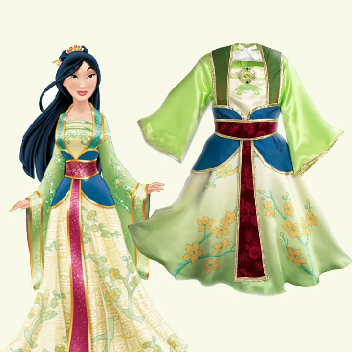 Huamulan Costume Children's Halloween Children's Costume Girls Disney 