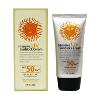 กันแดด3w กันแดดหน้าเงา กันแดดเกาหลี ตัวดังในโซเชียล 3W Clinic Intensive UV Sunblock Cream