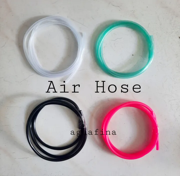 Aquarium Air Hose, Airhose, Silicon Hose, Clear Air Hose, Black Air