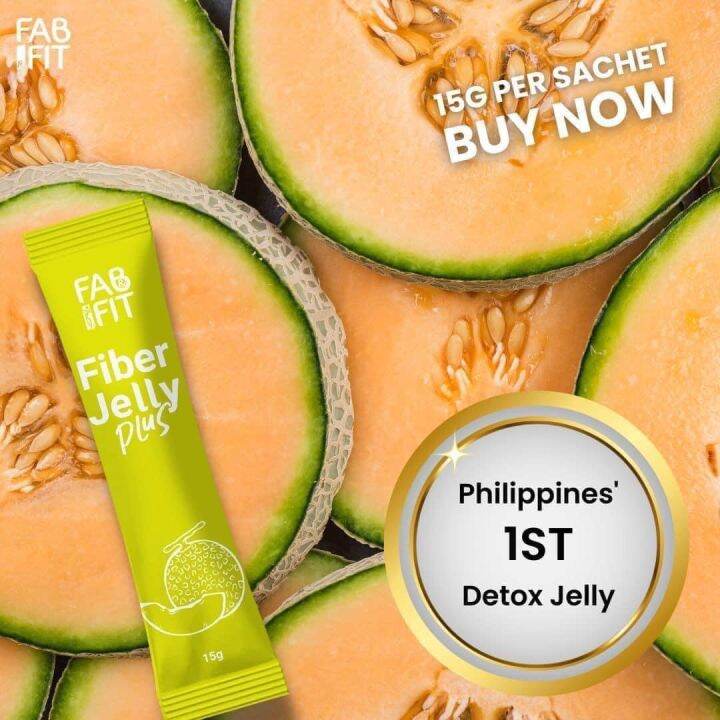 FAB & FIT Fiber Jelly Plus Melon Flavor Lazada PH