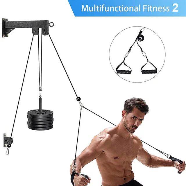 Lat Pulldown Pull Up Bar Gym Cable Crossover Tricep Rope | Lazada PH