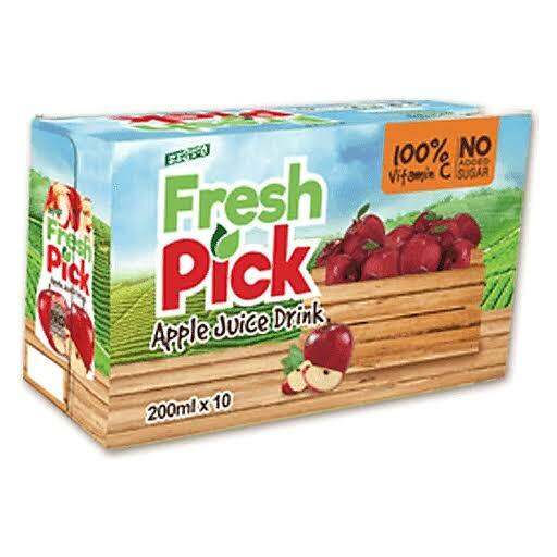 Zesto Fresh Pick Apple Juice Drink 200ml x 10s Lazada PH
