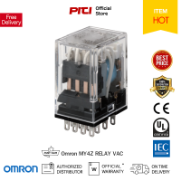 Omron รีเลย์ MY4Z Relay VAC 14 ขา รีเลย์ใช้งานทั่วไปชนิดหน้าสัมผัส 4PDT 4 หน้าคอนแทค (ไม่มีตัวบอกสถานะ)