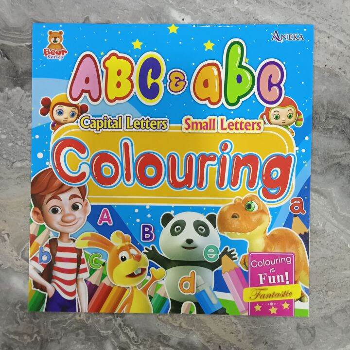 ABC & abc CAPITAL LETTERS AND SMALL LETTERS COLOURING | Lazada