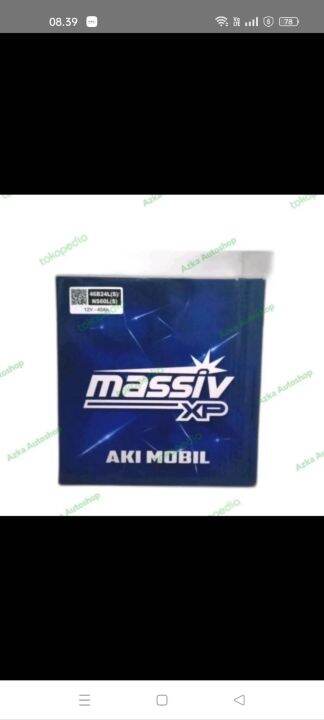 Aki Vios / Massiv xp NS60LS / 12V45Ah/ Aki CRV HRV Sienta | Lazada
