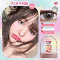 คอนแทคเลนส์ รุ่น FLAMMIE ยี่ห้อ Kitty Kawaii มีสี เทา ตาล สายตาปกติ