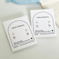 vela.cheeva : *silver925 / earring set เซ็ตต่างหูเงินแท้ เซ็ตดอกไม้และเพชร cz