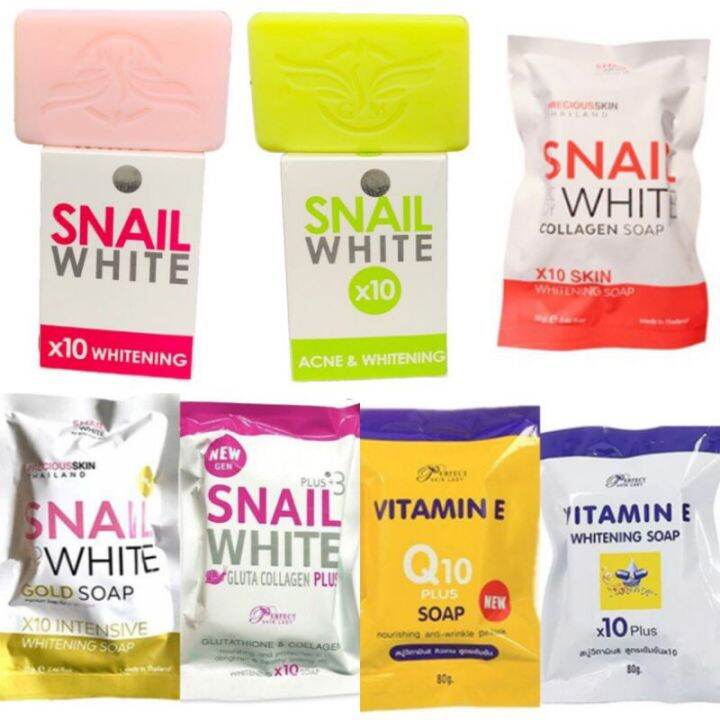 💯 ORIGINAL THAILAND Thai Soaps Snail / Vitamin E BRIGTENING Lazada PH