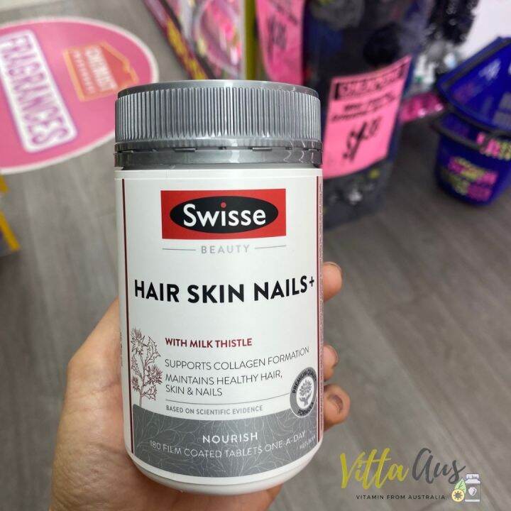 swisse-hair-skin-nails-180เม็ด