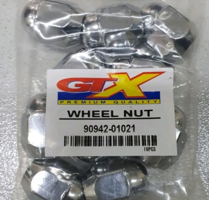 Wheel Nut Toyota Vios/Corolla (sold by pack) 10pcs/pack Lazada PH
