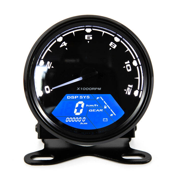 Universal Mechanical Motorcycle LCD Digital Odometer Tachometer