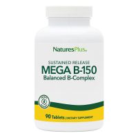 NaturesPlus Sustained Release Mega B-150 Balanced B-Complex 90 Tablets nature s plus วิตามินบีรวม B150