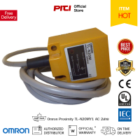 Omron Proximity TL-N20MY1 เอาท์พุต AC 2สาย, NO แหล่งจ่ายไฟ 90-250VAC สายยาว 2ม. อุปกรณ์ตรวจจับวัตถุออมรอน