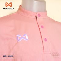 WARRIX เสื้อโปโล คอจีน WA-3329 สีชมพู PP วาริกซ์ วอริกซ์ ของแท้ 100%