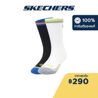 Skechers สเก็ตเชอร์ส ถุงเท้าครึ่งแข้งเด็ก Kids Crew Sock Accessory - P323K013-033M